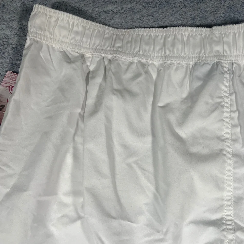 Kanu Surf Mens Marina Board‎ Shorts NEW White 3X Plus Size Swim Trunks UPF 50+
